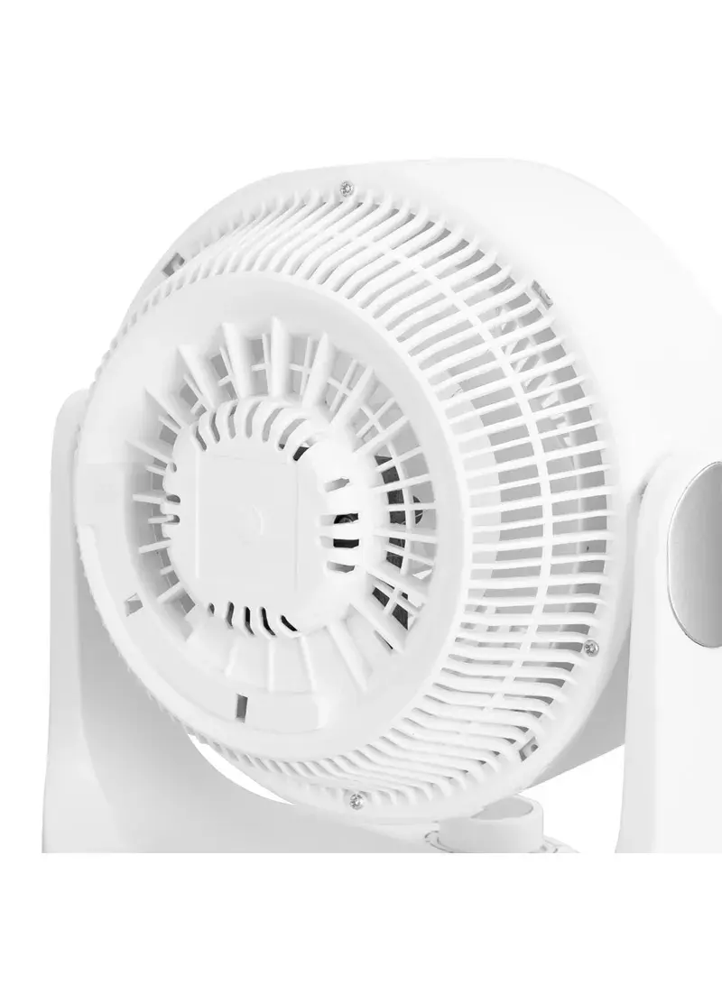 25W Table Fan with 3 Speeds, Multi-Angle Adjustment & Whisper-Quiet Operation LTF-7110 – White