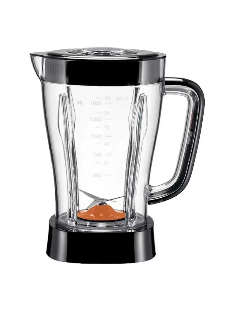 500W 2.0L Blender Smoothie Maker, with Grinder Mill, Chopper Mill, 2 Speed & Ice Crush Function BLP16.36BLK - Black