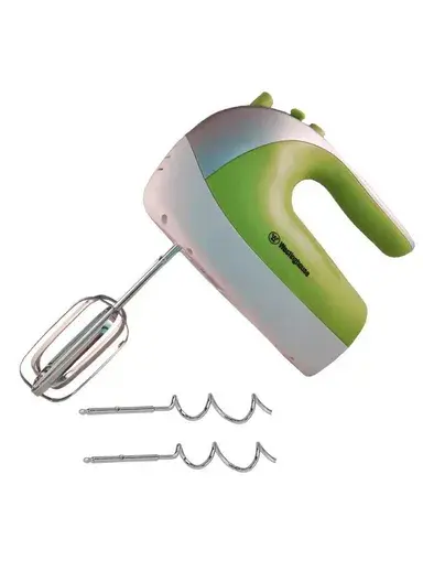 200W 5 Speeds with Turbo Function Hand Mixer & 2 Dough Hooks + 2 Beaters WKHM111CGR