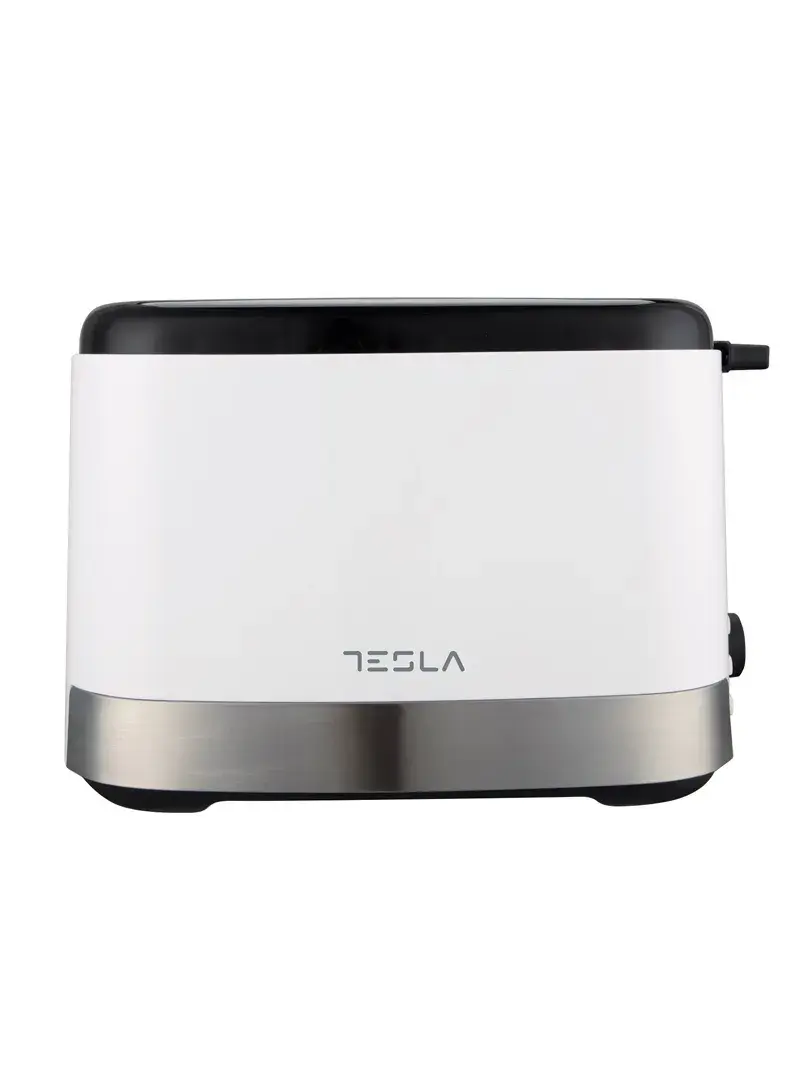 800W 2-Slice Toaster Defrost & Reheat Functions, Removable Crumb Tray & Automatic Centering TS300BWX - Black & White