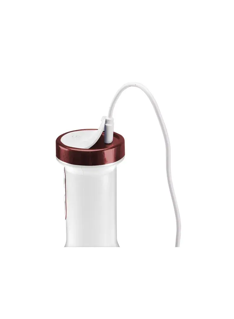 Cordless Hand Blender with Rechargeable Lithium Battery, LED Battery Indicator & 2 Speeds