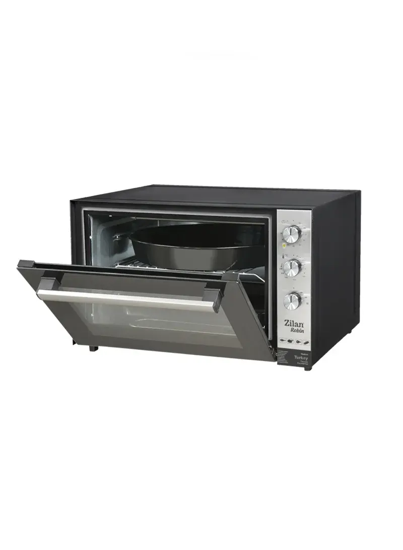 2000W Stainless Steel Electric Oven With Adjustable Thermostat Timer ZLN3741 (D45 x W70 x H59)cm