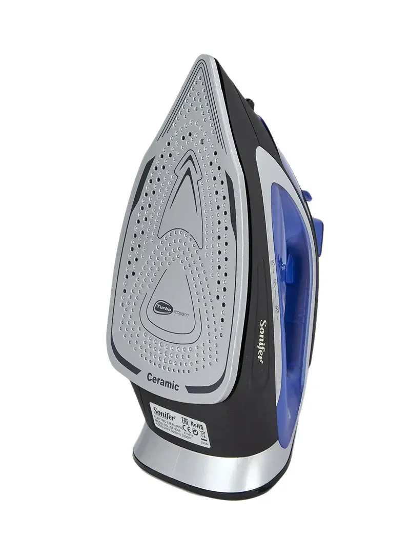 2200W 400ml Electric Steam Iron With Heating indicator & Measuring Cups SF-9065 - Blue