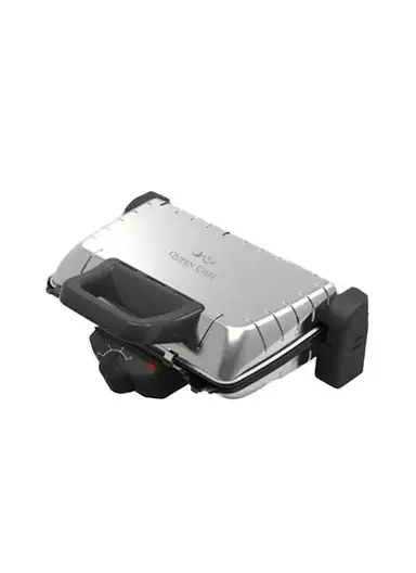1600W Contact Grill Detachable Cooking Plate With 2 Functions, Adjustable Thermostat & Indicator Light Power QCCG6623