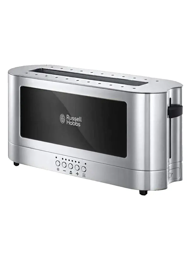 1420W Stainless Steel & Glass Compact Elegance Toaster With Toast Technology & 7 Browning Settings 23380-56