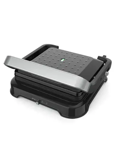 2000W Contact Grill With 2 Functions, Adjustable Thermostat & Indicator Light QCCG6613
