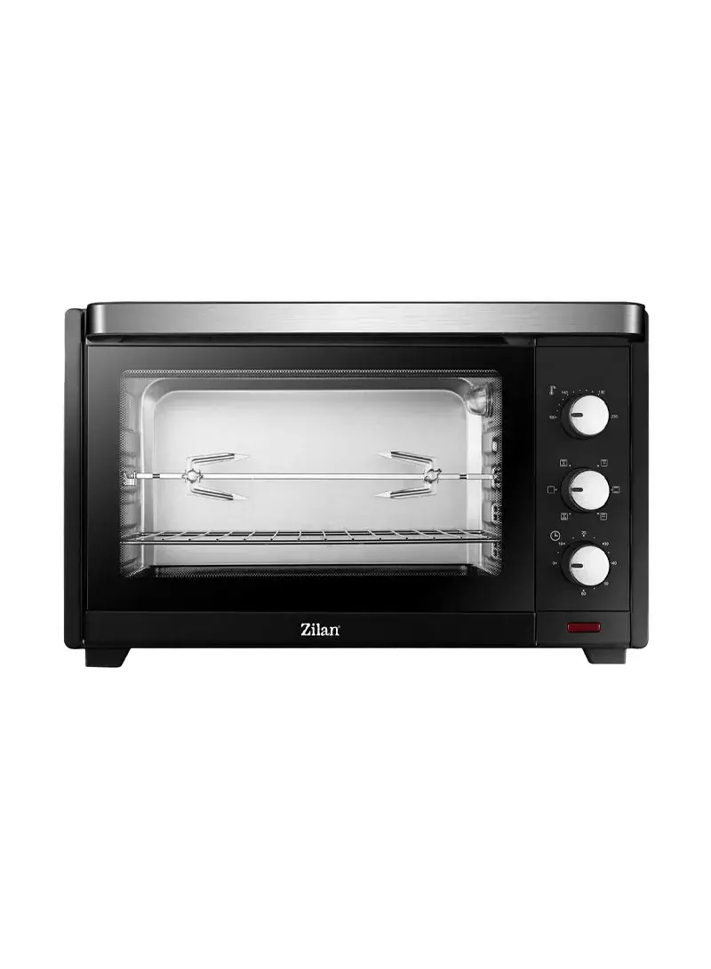 2000W 45L Double Glass Adjustable Thermostat Electric Oven With Rotisserie Function ZLN1024
