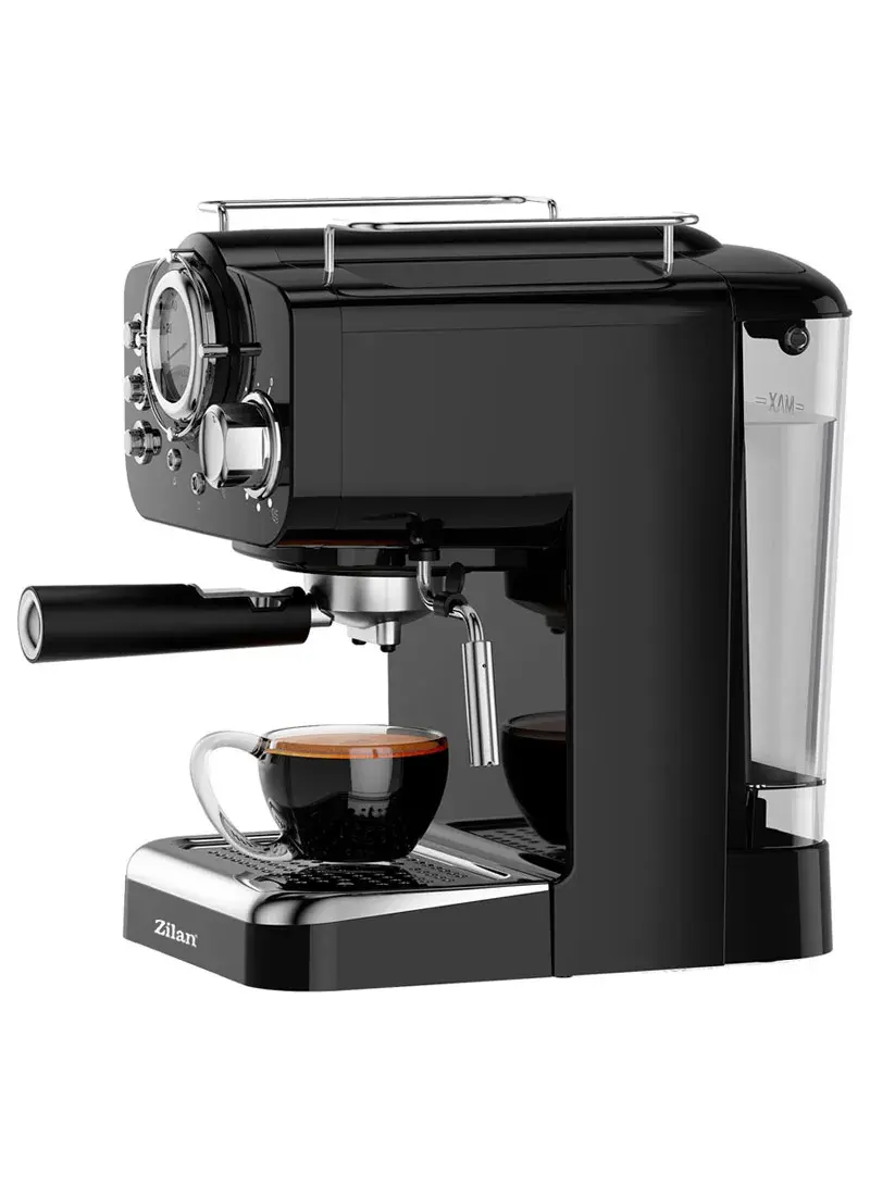 1100W 1.25L Espresso Coffee Maker With Doubl Portafilter ZLN2991