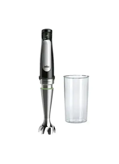 1000W Stainless Steel & Plastic MultiQuick 7 Hand Blender With 0.6L Beaker & ActiveBlade Technology MQ7000X
