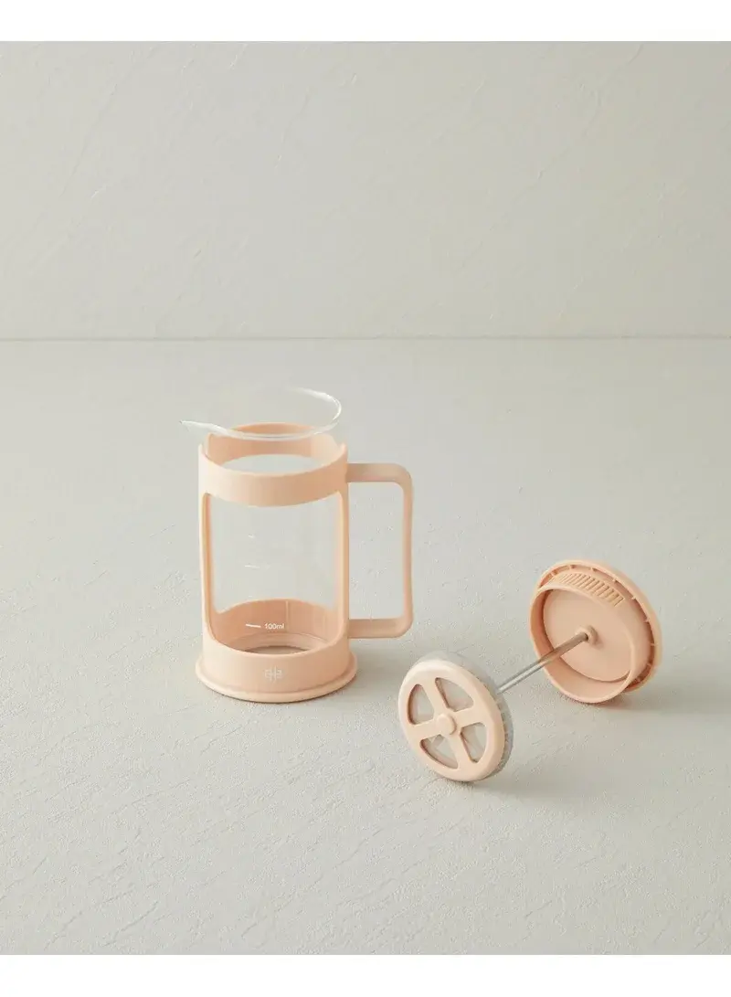 Stella Borosilicate French Press 360 ml Light Pink