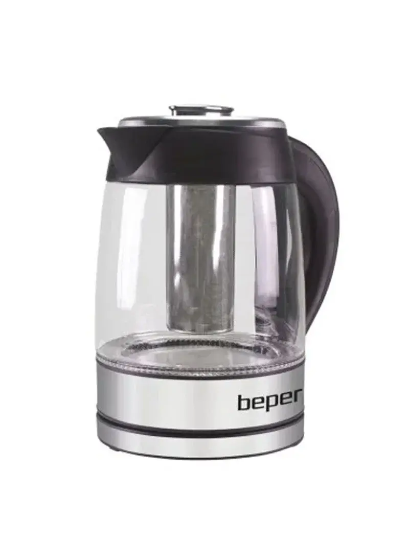 Glass Electric Kettle, 1.8L, 2200W with LED Light & Tea Filter BB.103