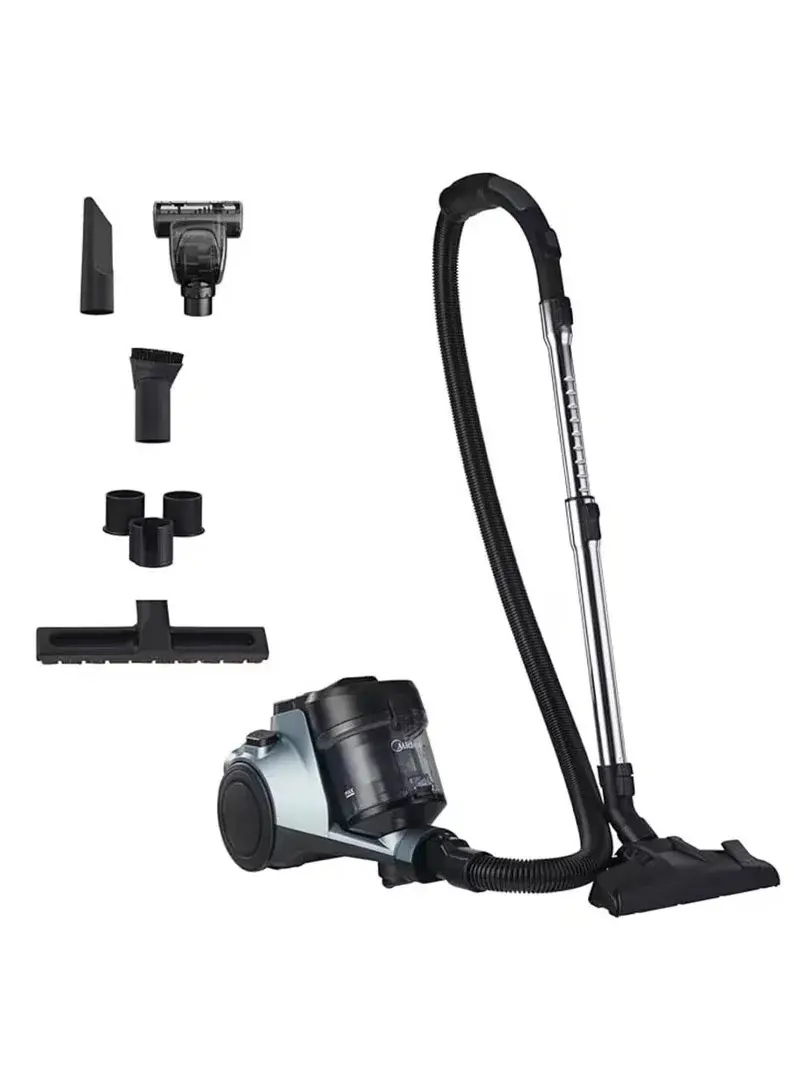 Bagless Corded Vacuum Cleaner 1800W, Cyclonic System, HEPA Filter, 2L Dust Capacity, Compact Design MC08MEWH
