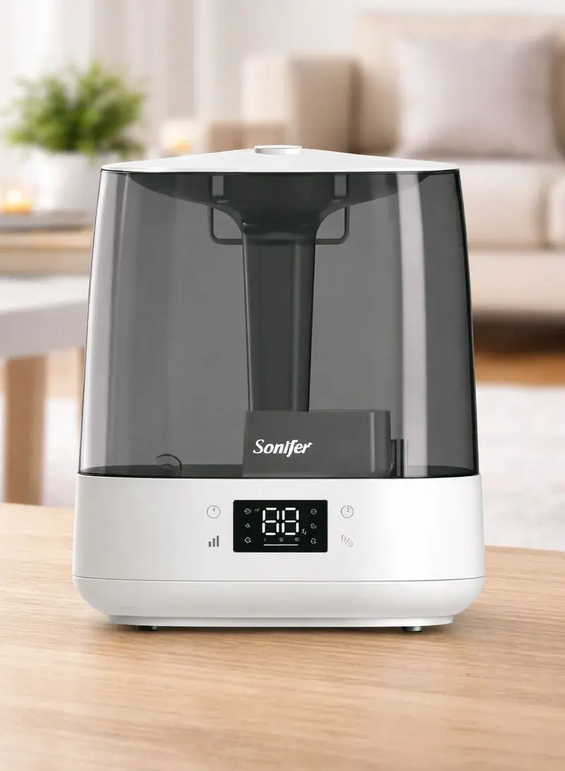 300mL/h 6L Ultrasonic Humidifier 20H Runtime Touch Control 360° Mist Timer Night Light Oil Diffuser SF-6531