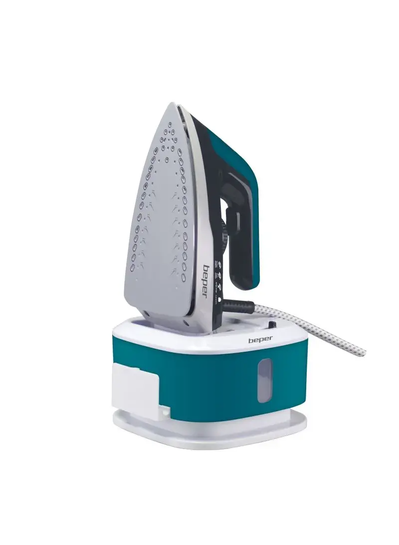 2250W 1.2L Plastic & Steel Continuous Cycle Steam Iron With Station P204CAL200 (D18.5 x W20.2 x H37.5)cm