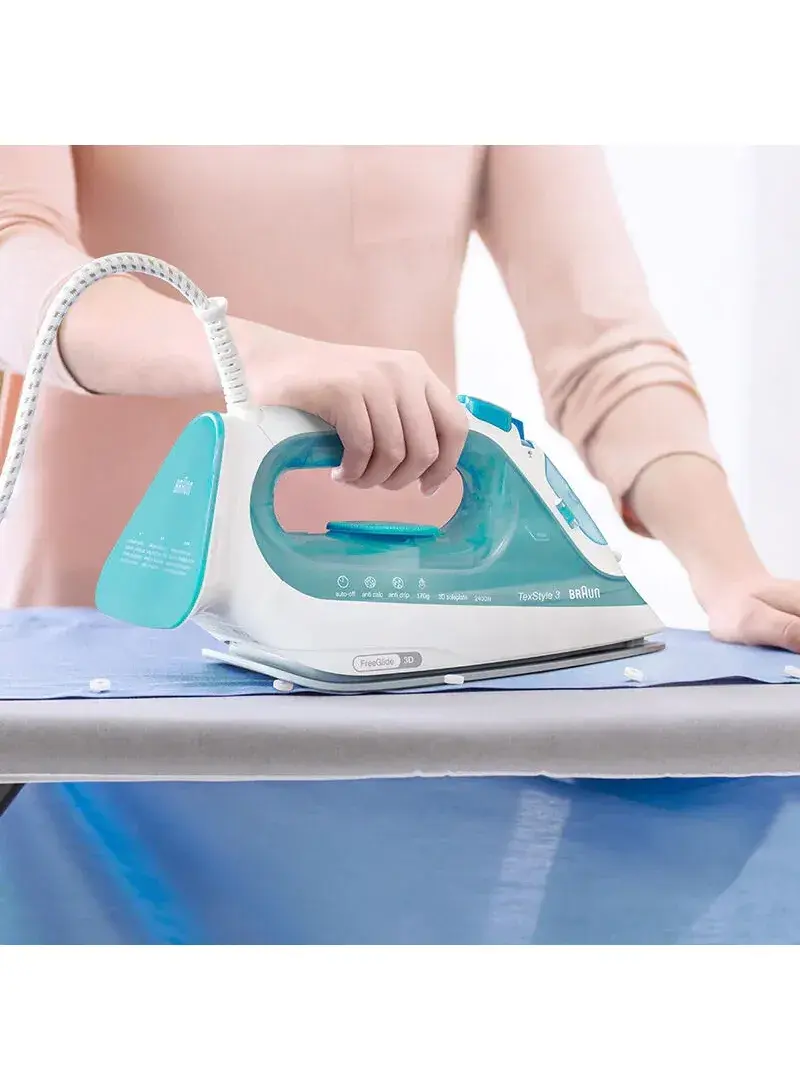 Steam Iron 2350W 150g/min Steam Shot SuperCeramic Soleplate 2m Cord Green Rapid Heat-Up – SI3041