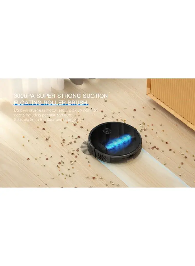 2500mAh 0.5L Self-Charging Slim Robot Vacuum Cleaner & Mop Combo C5