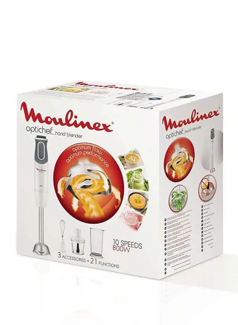 800W 3 In 1 Hand Blender Stick MIxer With 800ml Measuring Cup & 500ml Mini Chopper DD642110