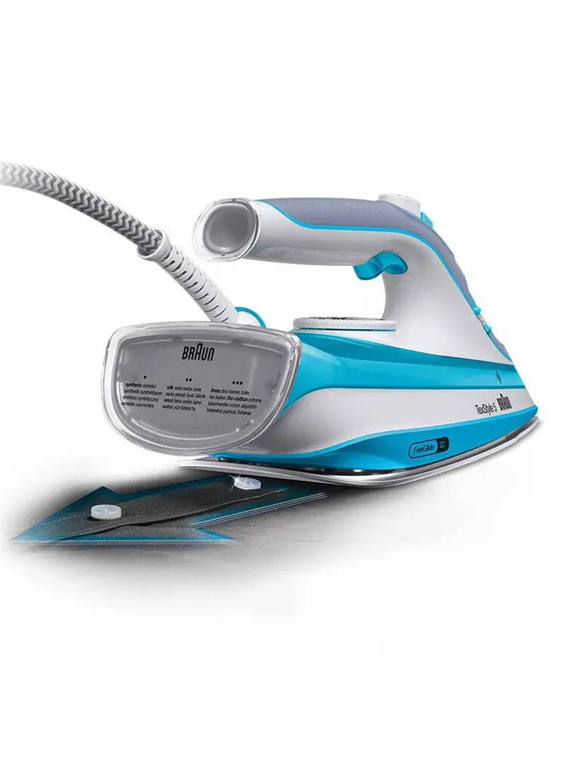 Steam Iron 2350W FreeGlide 3D Technology 150g/min Steam Shot SuperCeramic Soleplate 2m Cord Green – 269491