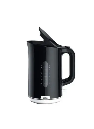 Braun BLACK Hot water Kettle 1.7 liter 2200 watts