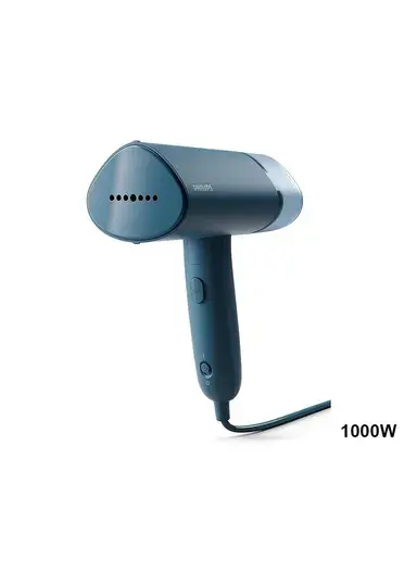 Philips 3000 Series 1000W Handheld Travel Steamer, Compact & Foldable, Fast Heat Up, 100ml capacity, up to 20g/min continuous steam, No Ironing Board Needed - STH3000/26