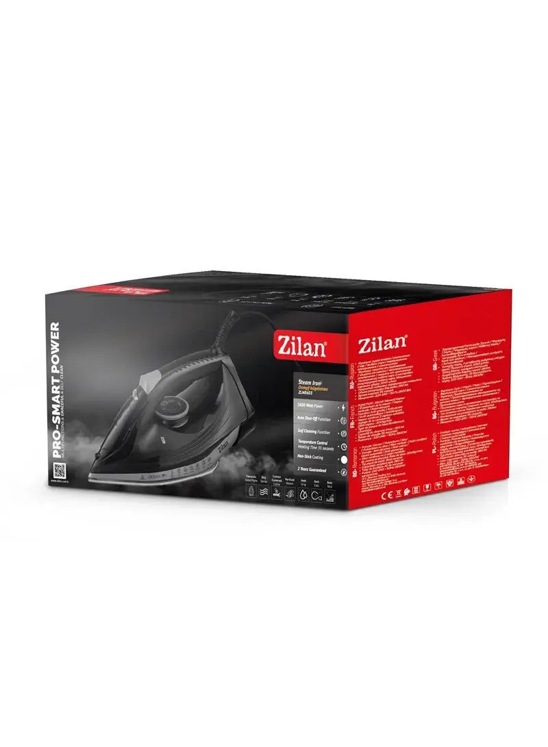 Multi-Function Steam Iron, For Versatile Fabric Care with Variable Steam Control ZLN8603