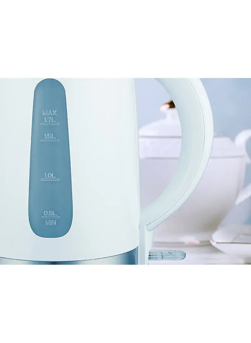 1850W-2200W Electric Kettle 1.7L Capacity, Strix Control, Concealed Heating Element & Cord Storage KT200WX
