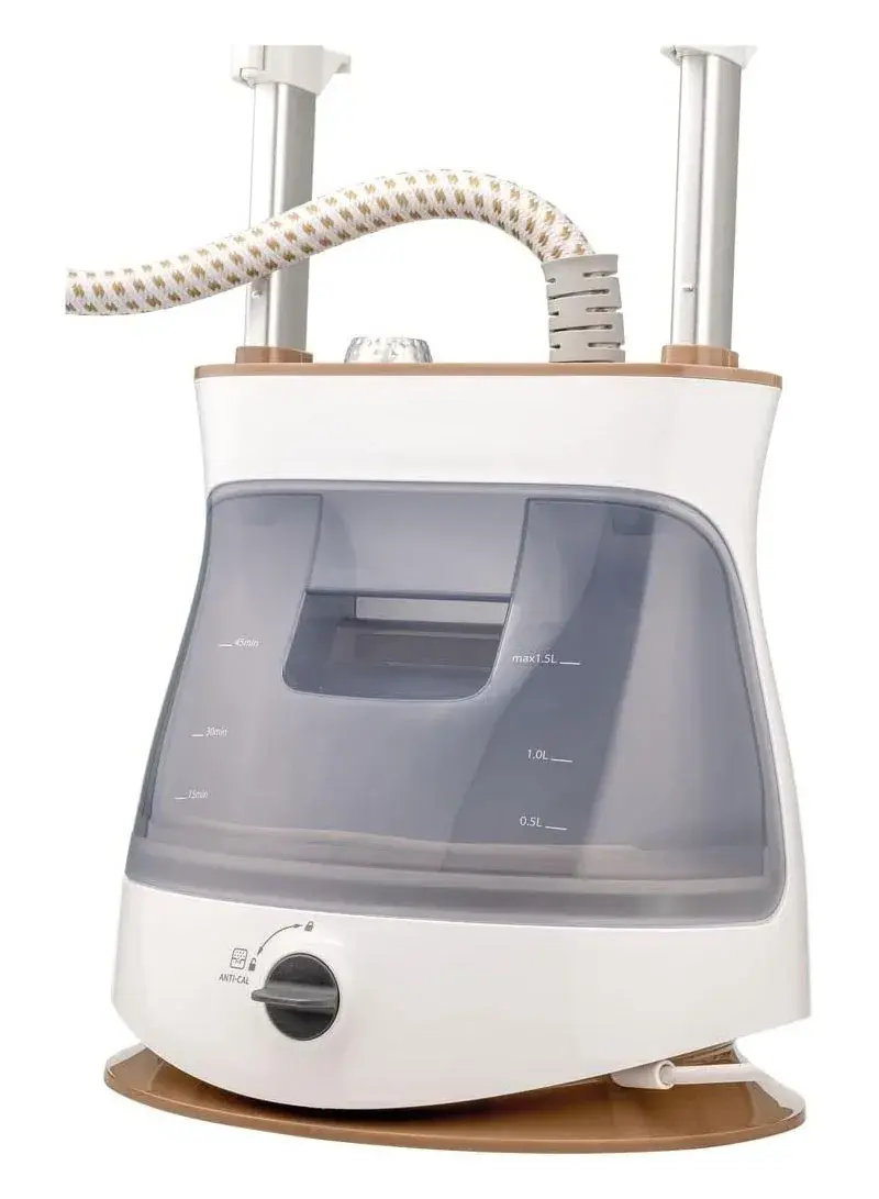 2400W 1.5L Plastic Garment Steamer With Aluminum Pole With Adjustable Height & 6 Levels Digital Control GST2400-B5