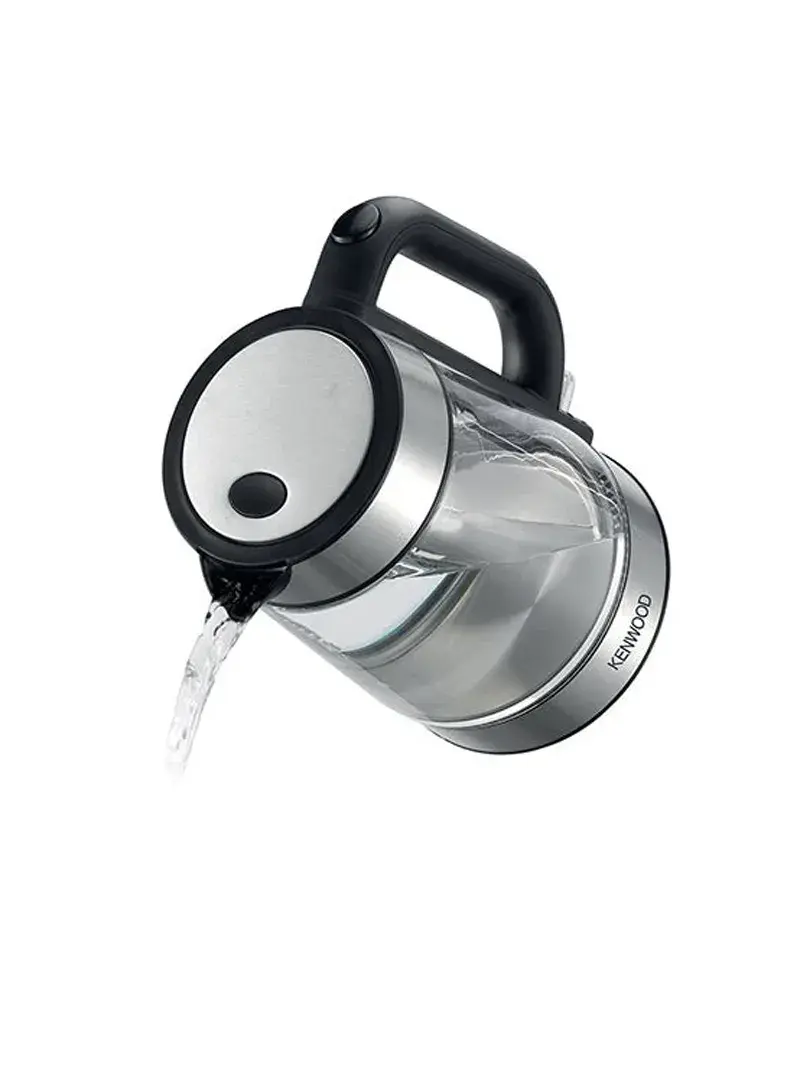 Kenwood Glass Kettle 1.7L Cordless Electric Kettle 2200W with Auto Shut-Off & Removable Mesh Filter