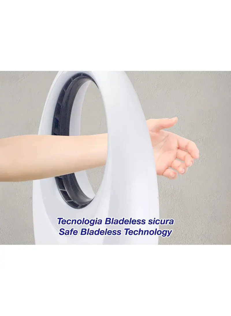 Bladeless Fan, 50W, 3-Speed, Silent Operation, Safe Air Cooling P206RAF110