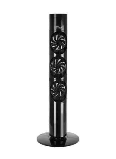 60W 39” Tower Fan, 3 DC Fans with 180° Rotation, LED Display, 12-Hour Timer, 3 Wind Modes & Oscillation
