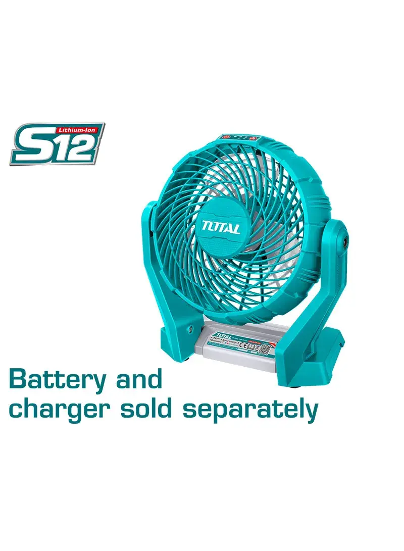 7'' 12V Lithium-ion Fan TFALI1207 (L17 x W27 x H30)cm