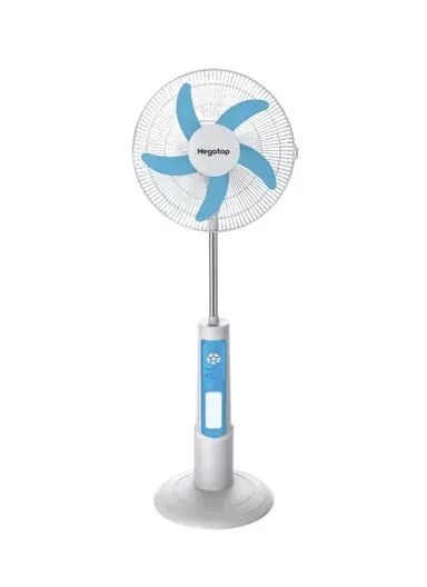 18-Inches Stand Fan, 9 Speeds, Solar Input Support & LED Night Light MT8818