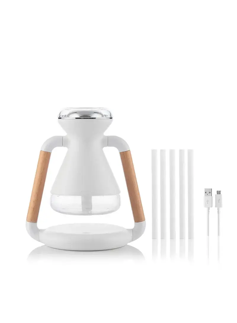 3-in-1 Humidifier, Aroma Diffuser & Wireless Charger Adjustable Mobile Stand V0103223