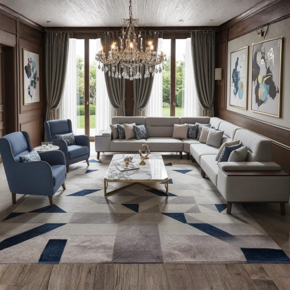 LivingRoom Corner Koleston Full Set (C+2B )