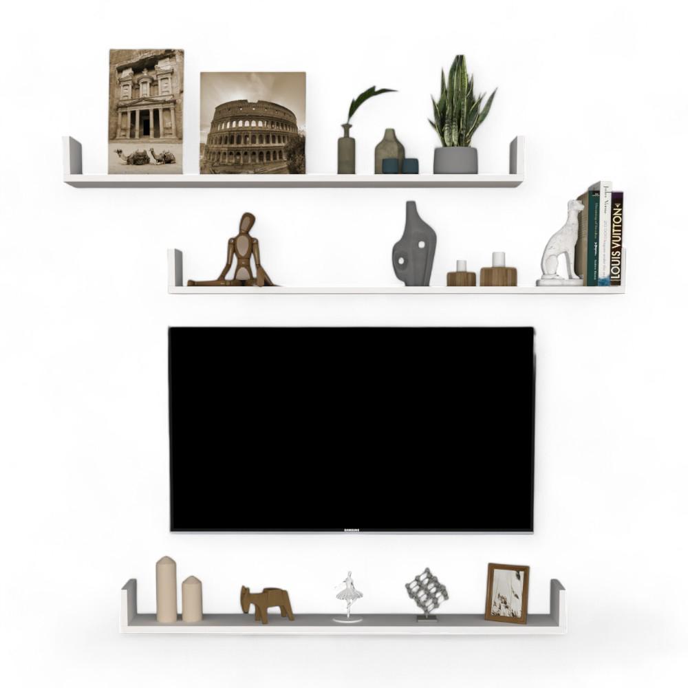 FLYING SHELF 120 CM.-WHITE