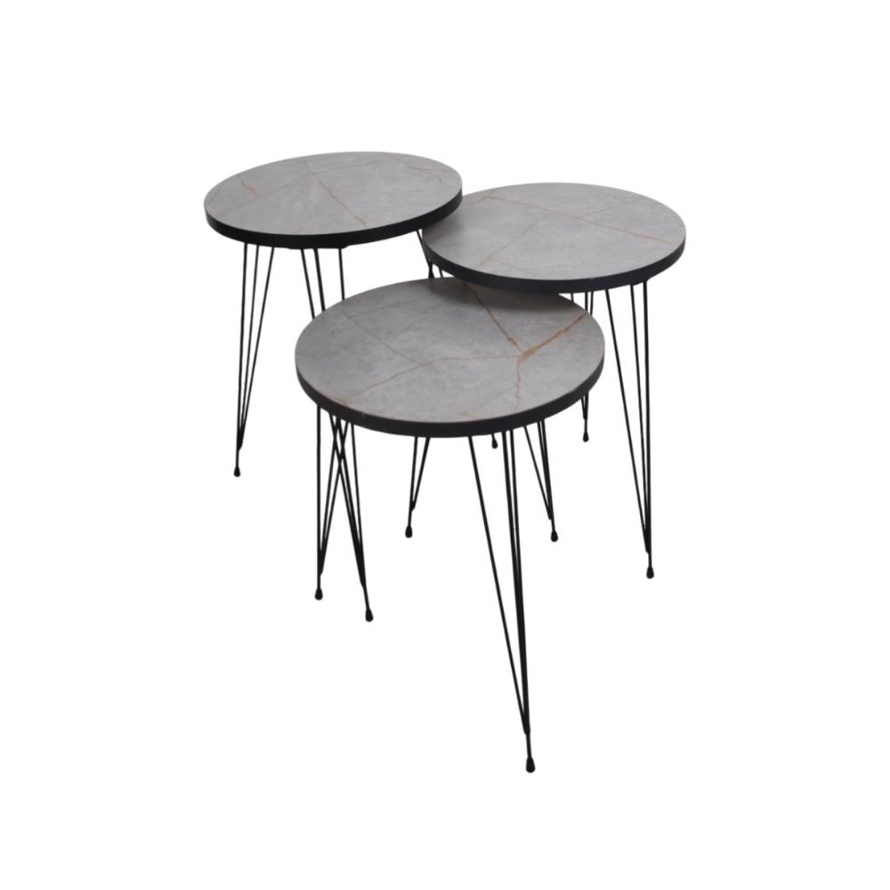 Jikon 3 Pcs Grey