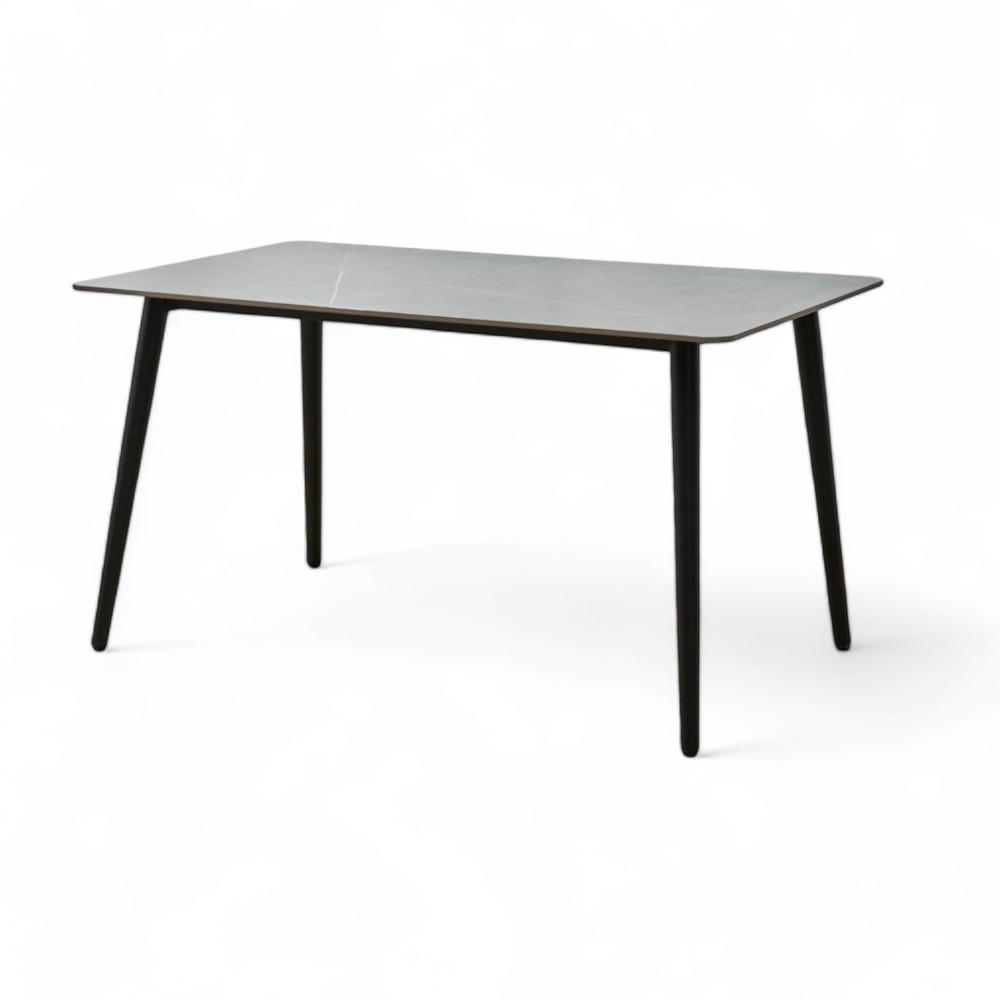 Dining Table Shiny Grey 180CM