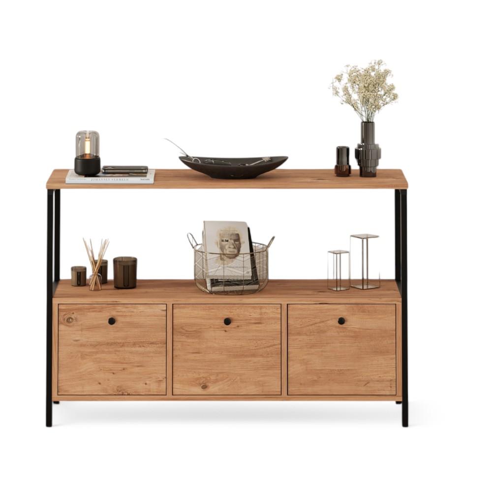 Console with Flap Door