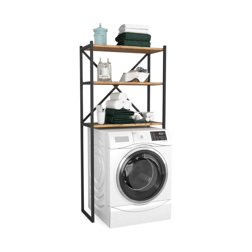 METAL BATHROOM ORGANIZER - PINE