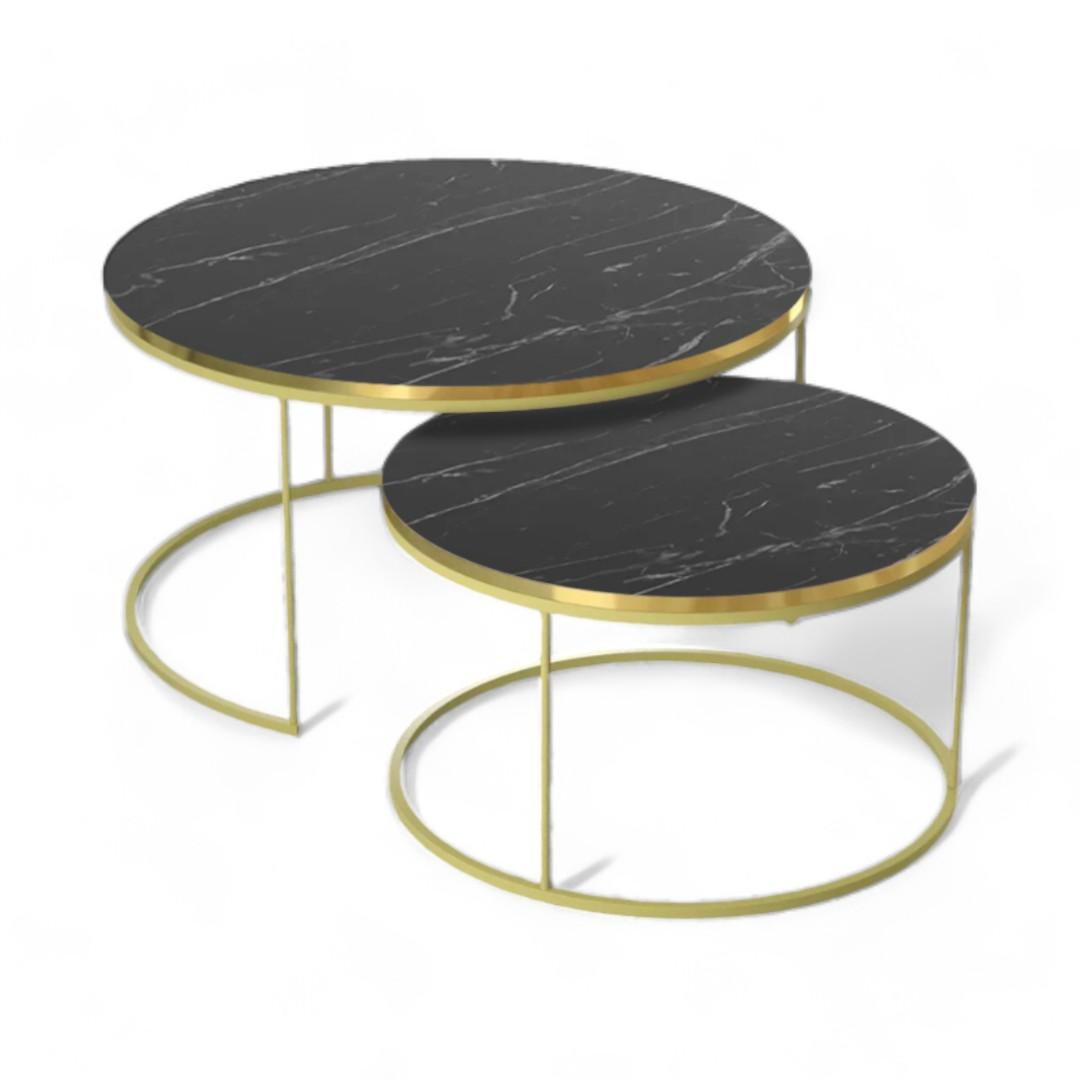 Jikon Table 2 Pcs Black/g