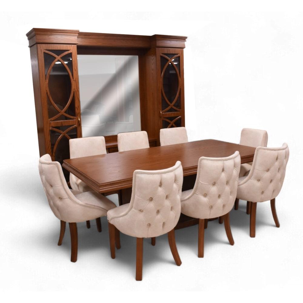 Dining Modern Yaman Full Set ( 8c+d+t)