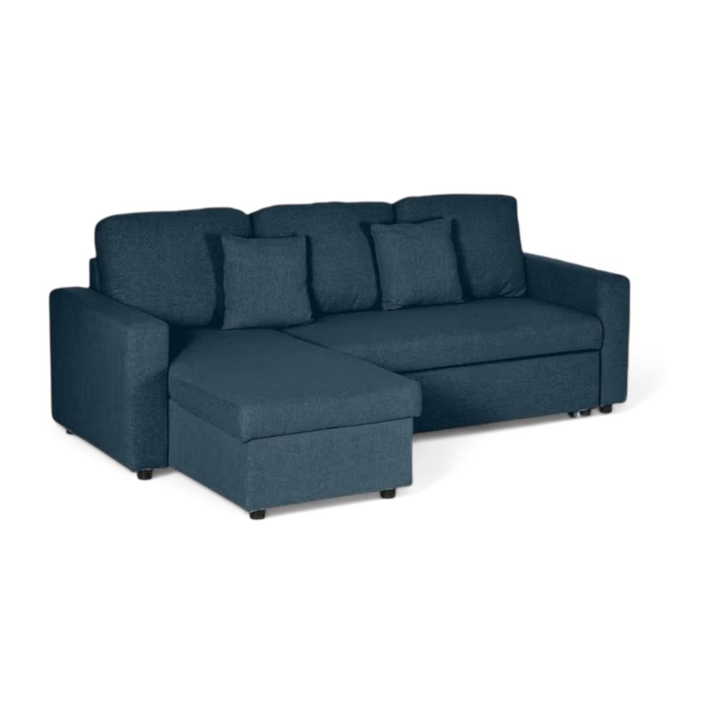 Sofa Bed Navy Blue Corner
