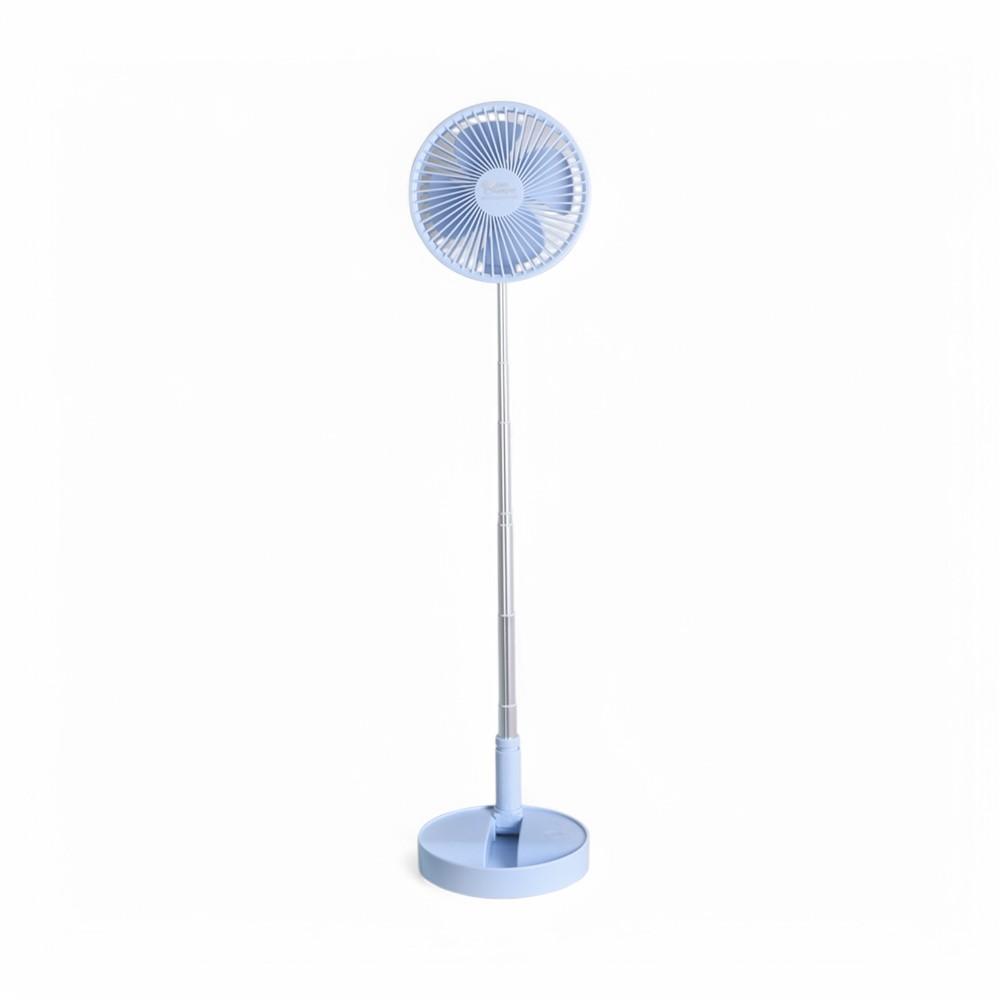 Rechargeable Telescopic Fan Blue
