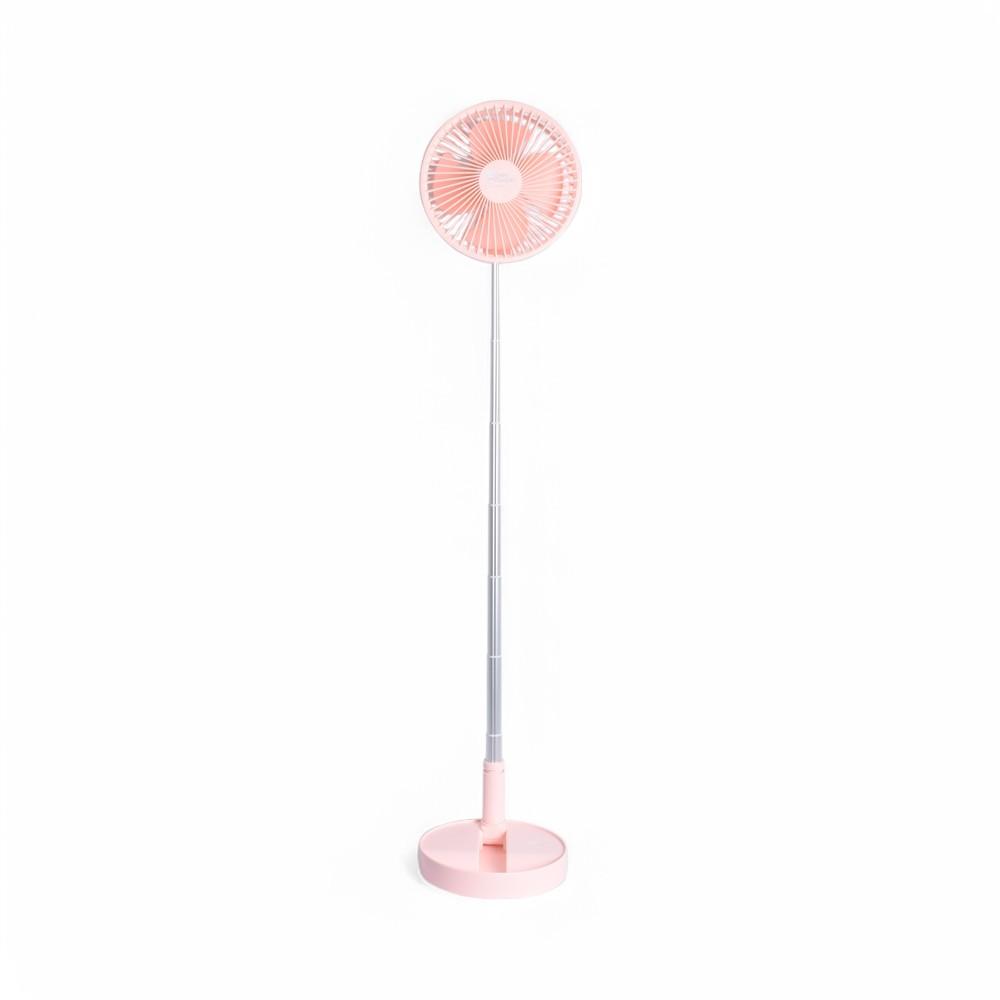 Rechargeable Telescopic Fan Pink