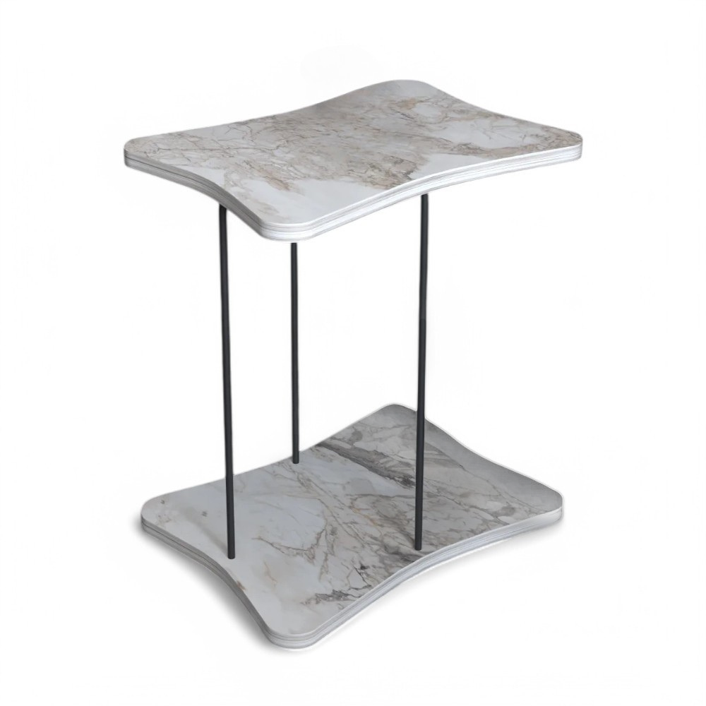 Side Jikon Star Marbel White