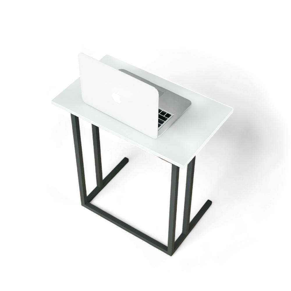METAL LAPTOP TABLE - WHITE