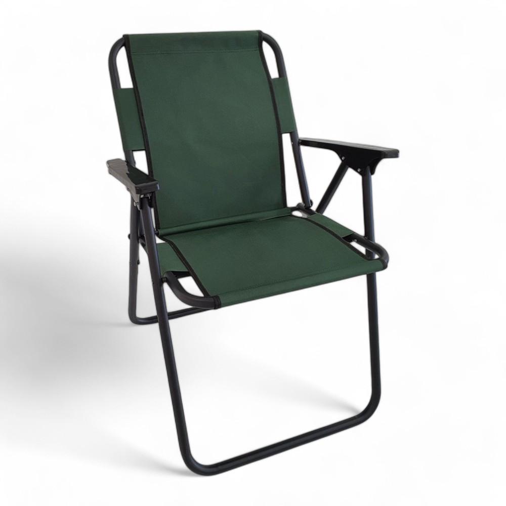 Foldable Picnic Chair (plastic Arm) Green