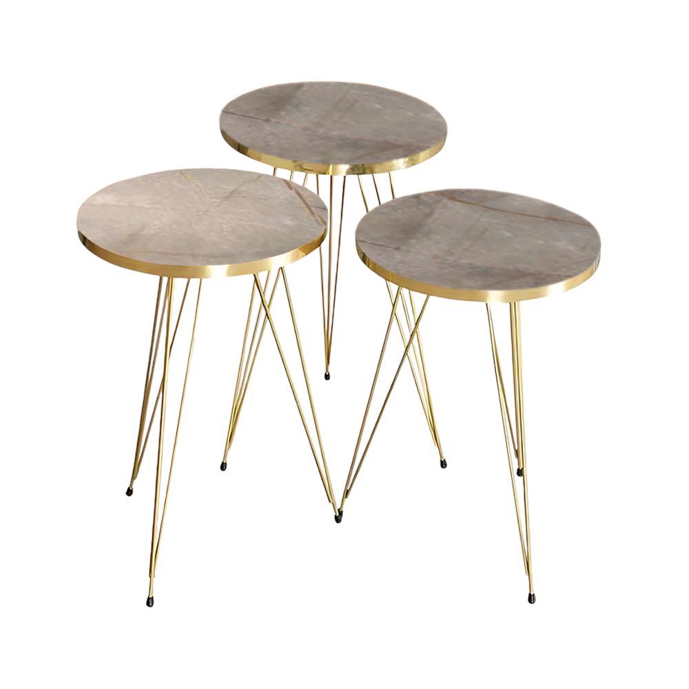 Set Jikon 3 Pcs Grey Circle