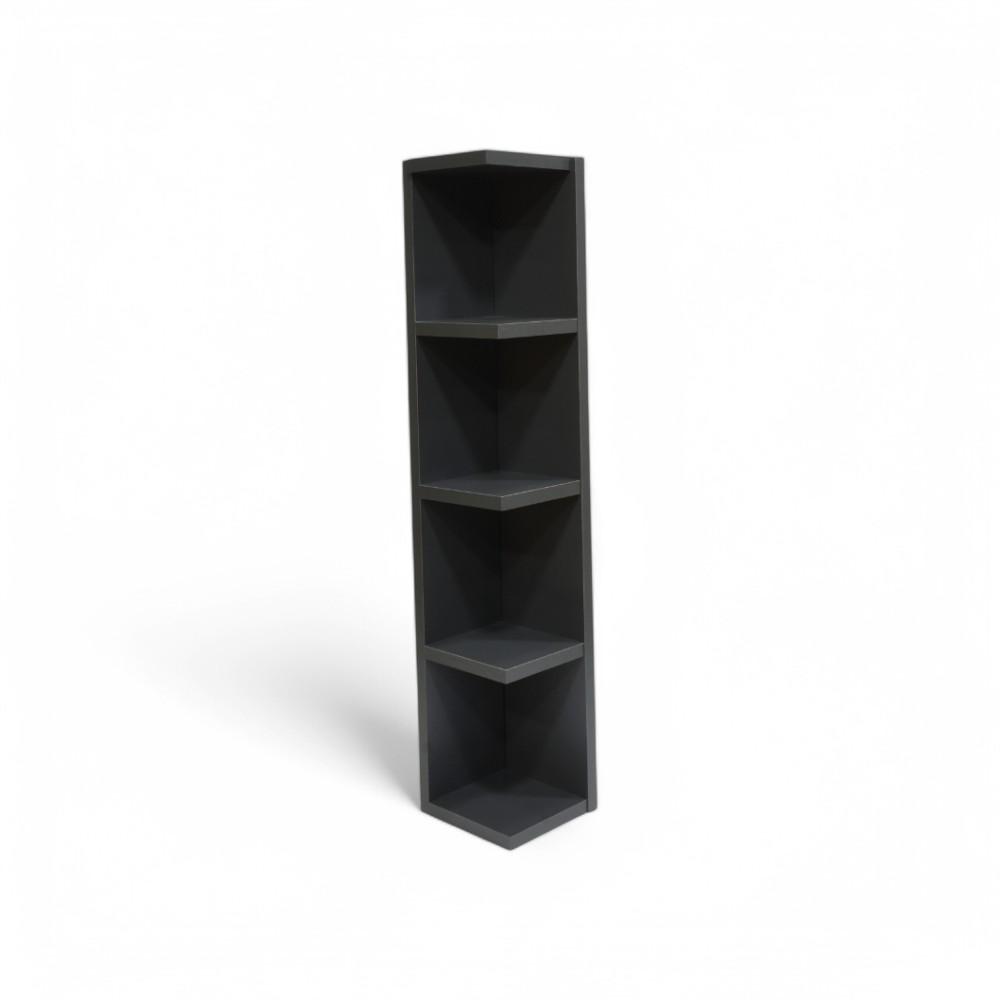 WALL MOUNTED SMALL BOOKSHELF - ANTHRACITE
