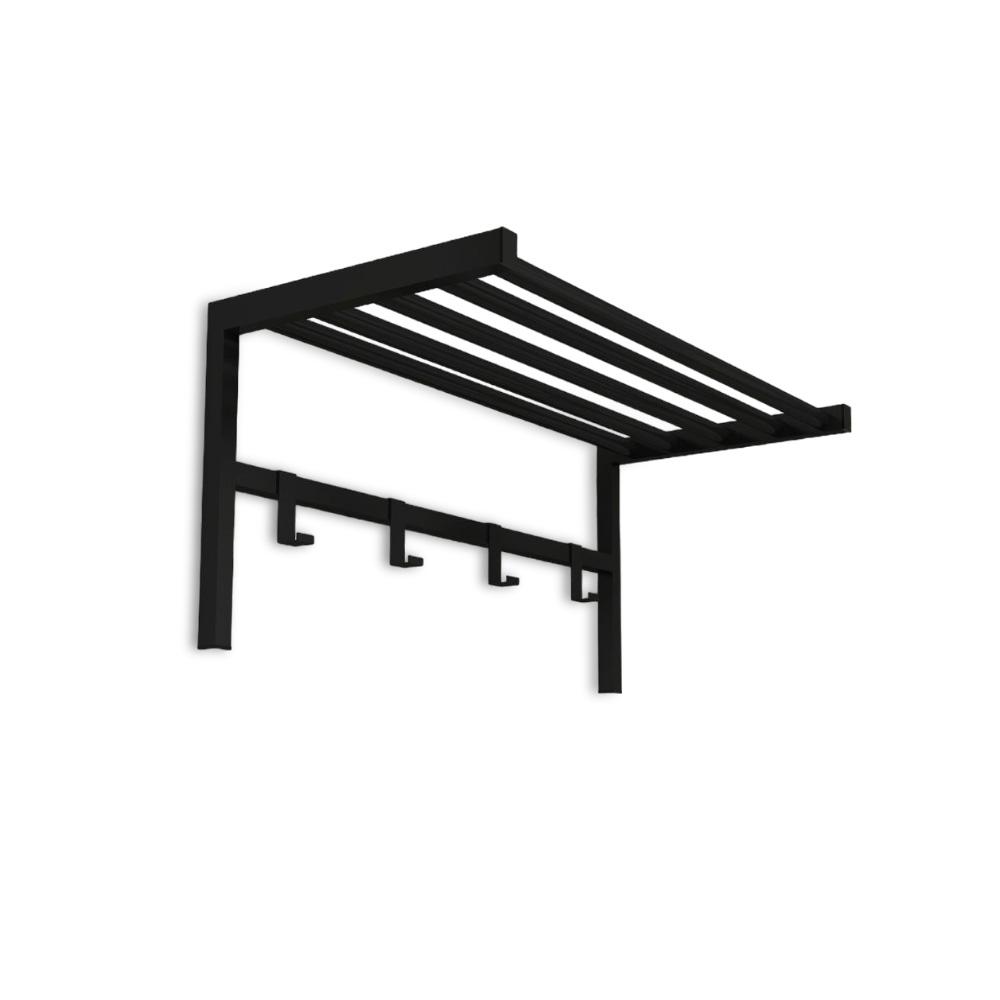 Metal Coat Hanger Black